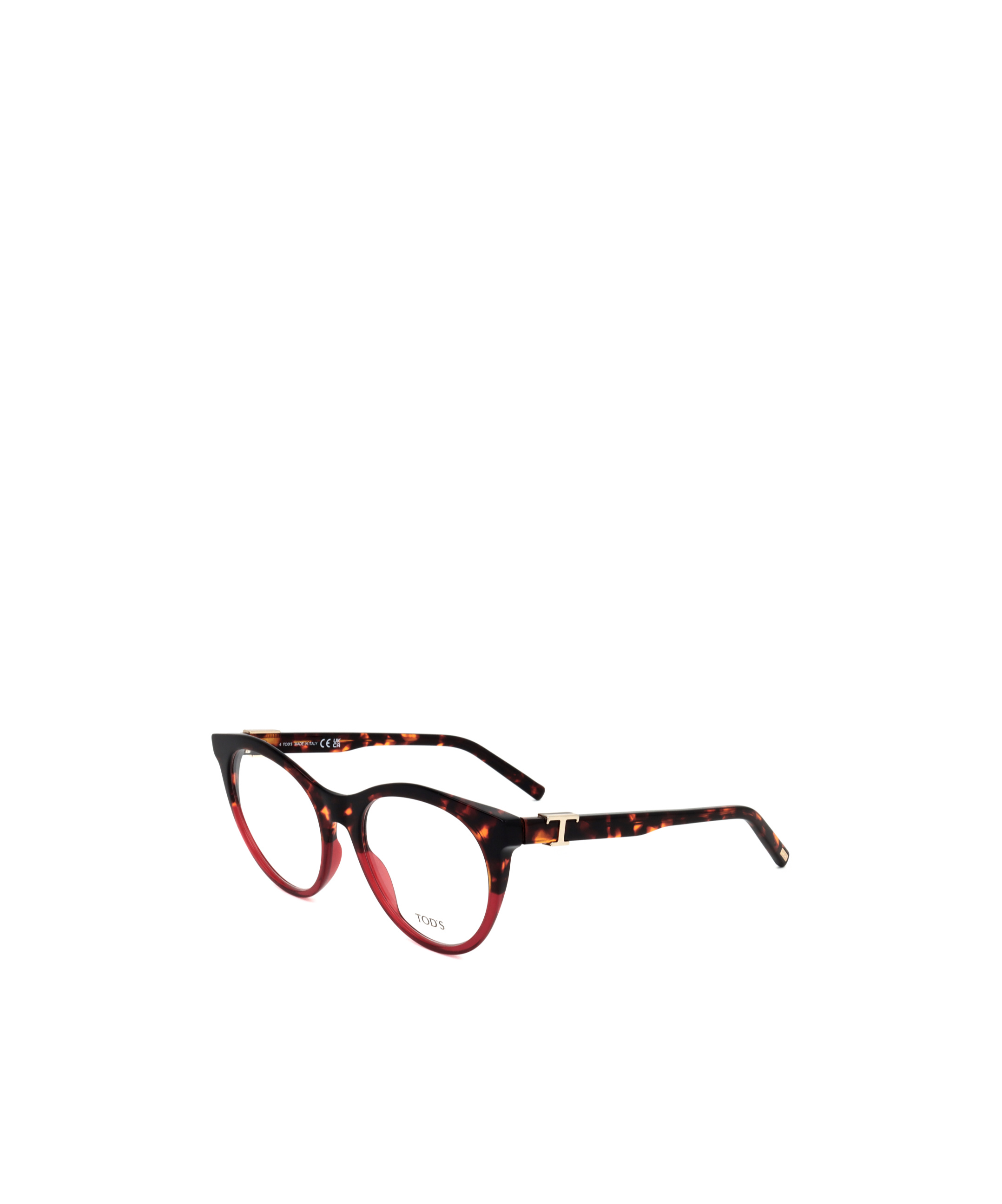 TOD'S TOD'S OVAL FRAME GLASSES 
