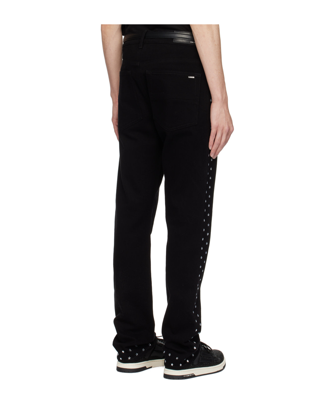 Amiri Belt-loop Jeans In Black