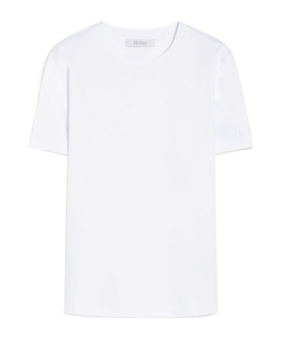 Max Mara Short-sleeved T-shirt In White