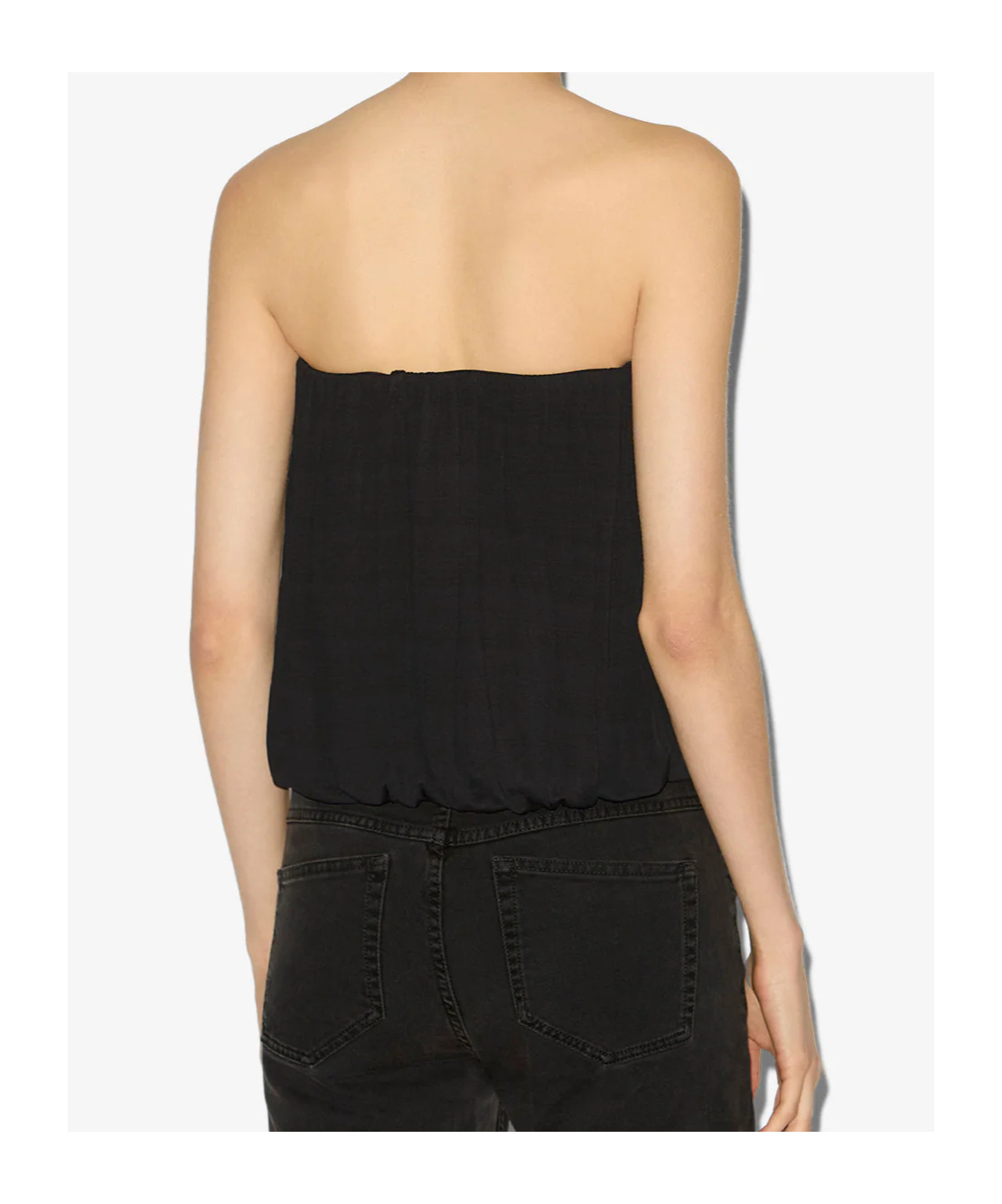 Isabel Marant Amalia Bustier Top In Black