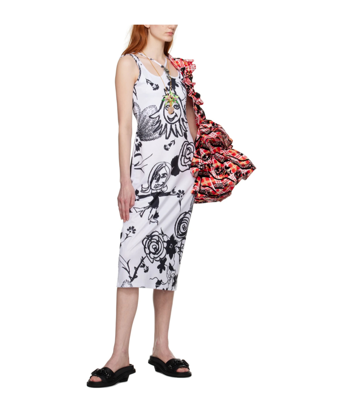 Chopova Lowena Mars Dress In Multicolor