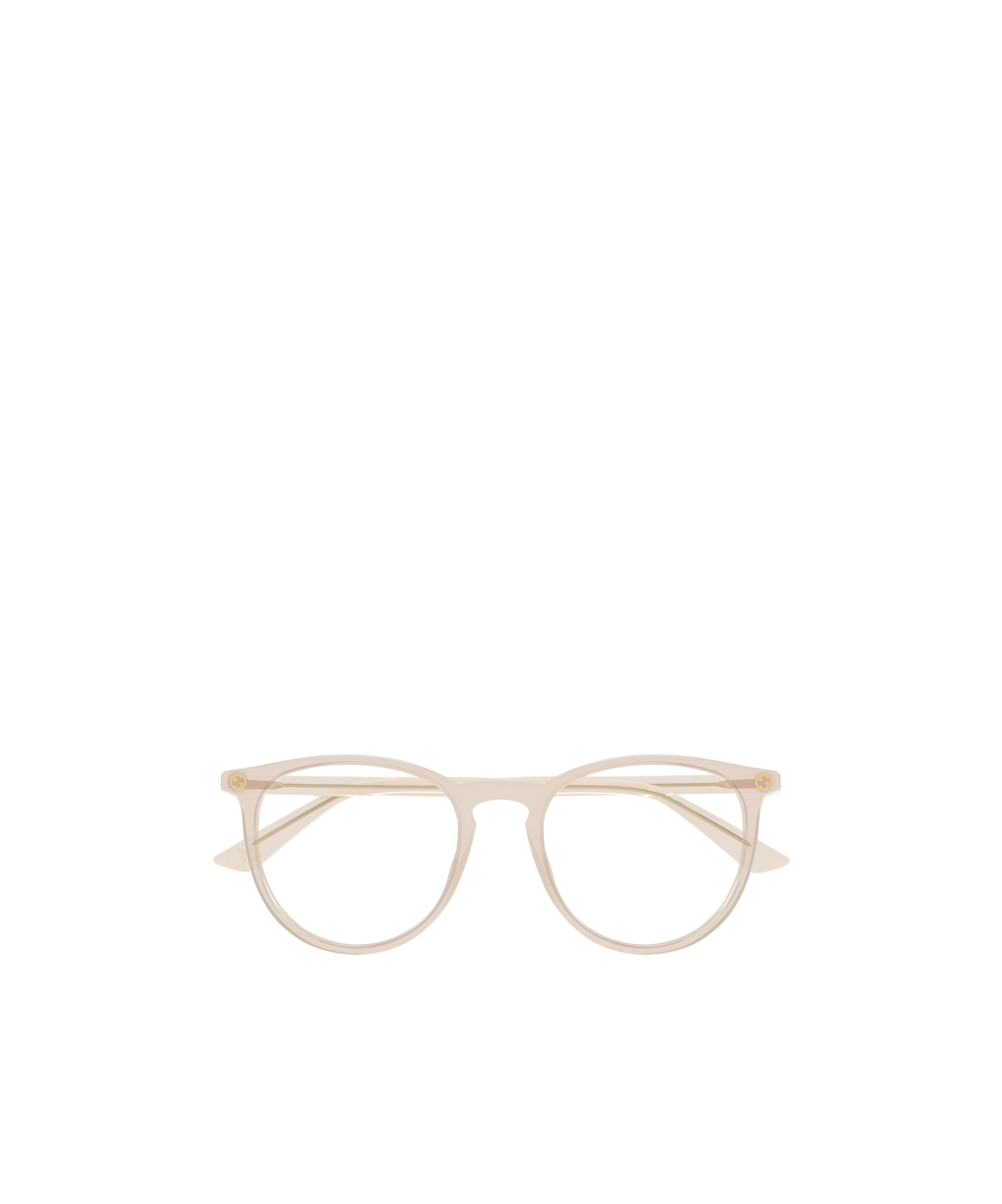 Gucci Geometrically Framed Flat Mirror In Nude