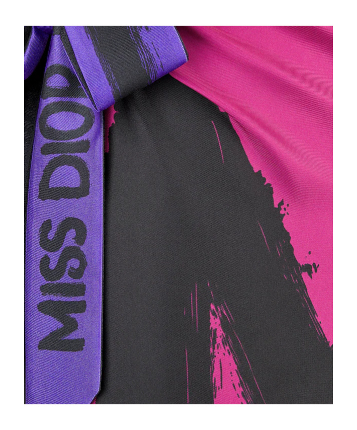 Dior Double-sided Waistband Sarong In Black