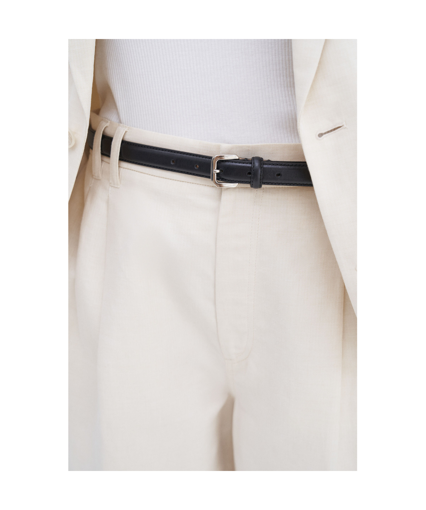 Filippa K Knee-length Relaxed Bermuda Shorts With Front Pleats In White