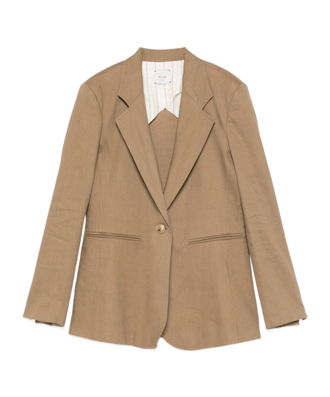 Alysi Lapel Long-sleeved Suit Jacket