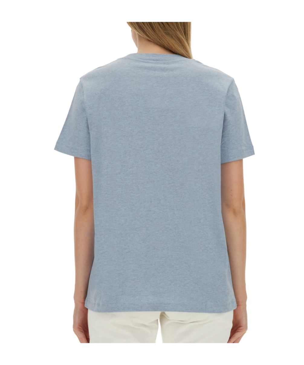 Apc A.p.c. Logo Printed Crewneck T-shirt In Multicolor