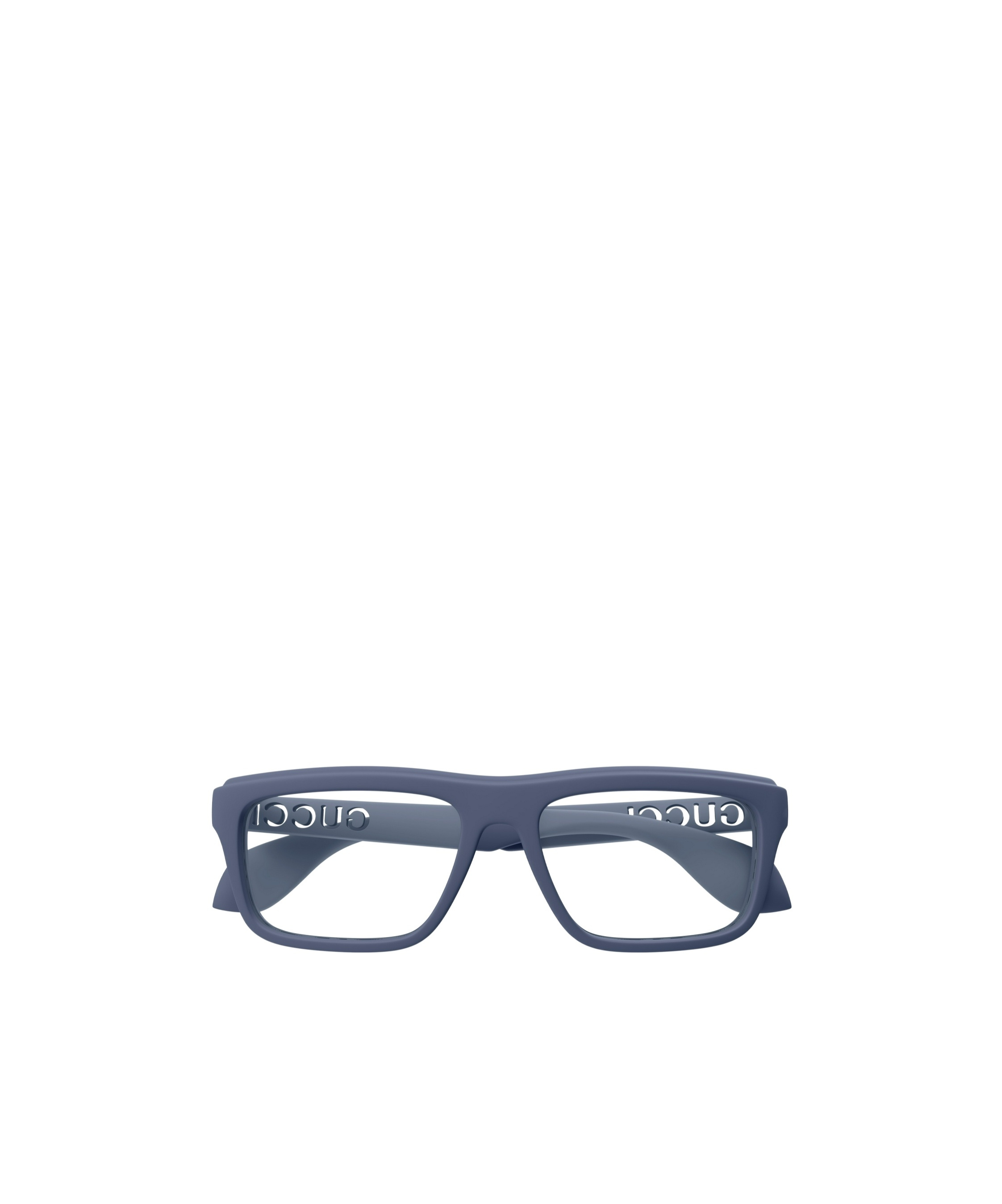 Gucci Eyewear Square Frame Glasses In Blue