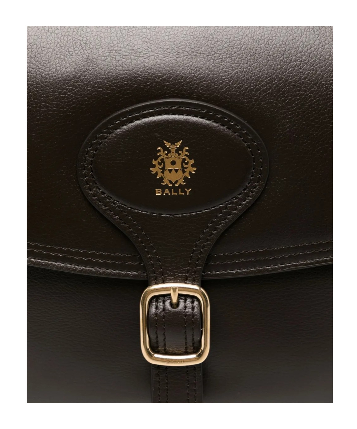 Bally Buckle-fastening Shoulder Bag In Black