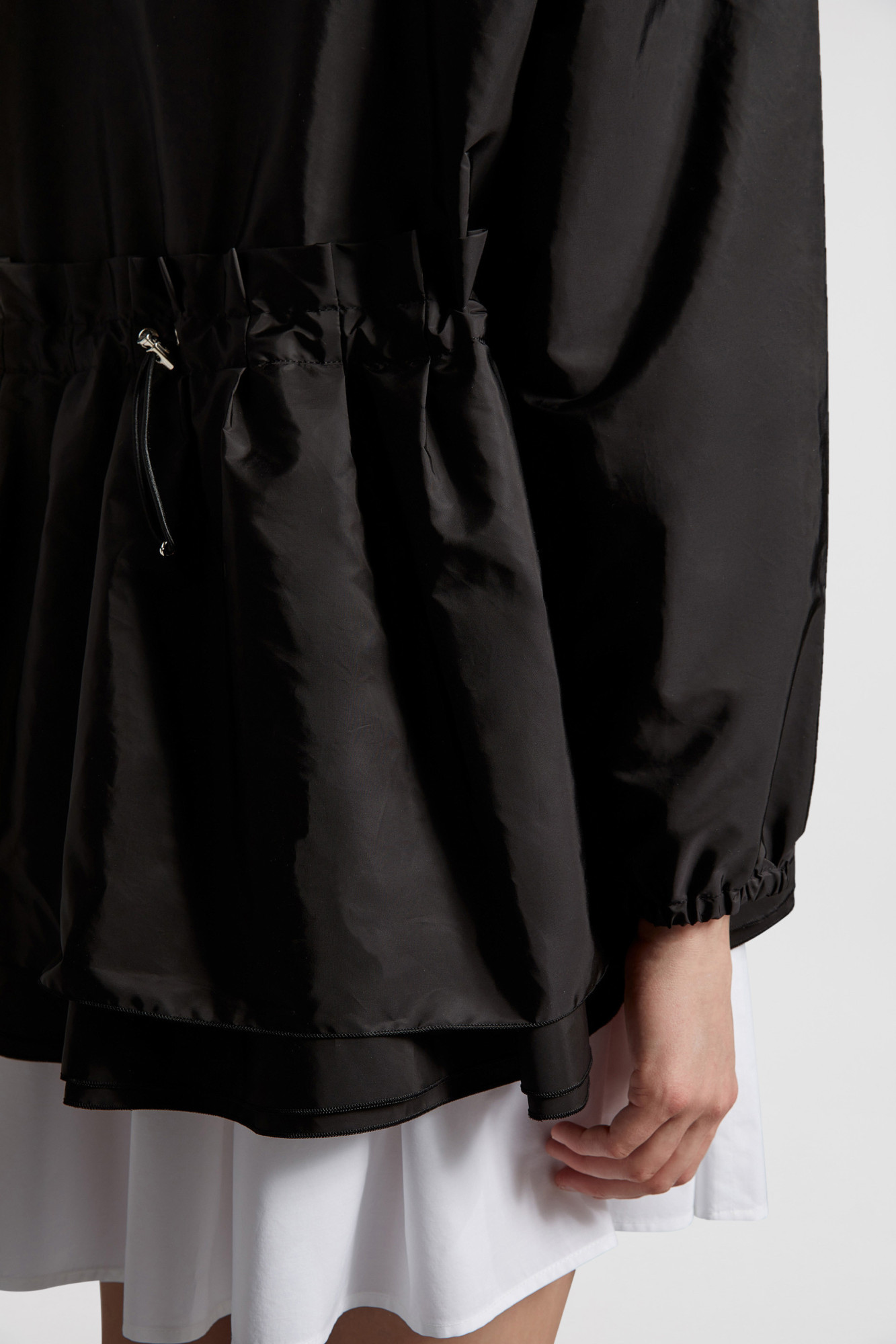 Shop Moncler Wete Hooded Jacket In Black