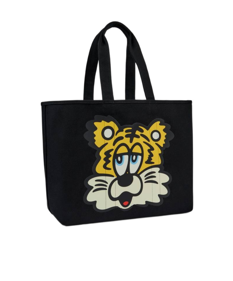 Kenzo Large Pattern Shoulder Bag In Black