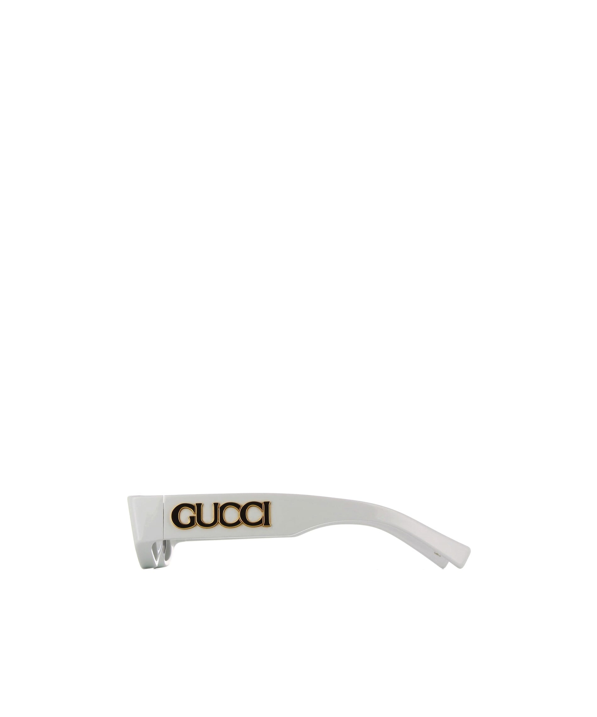 Gucci Rectangle-frame Sunglasses In White