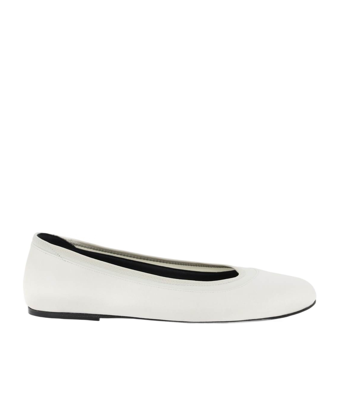 LOULOU STUDIO LOGO FLAT SHOES
