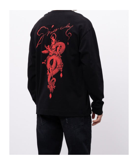 Givenchy Long-sleeved Sweater In Black