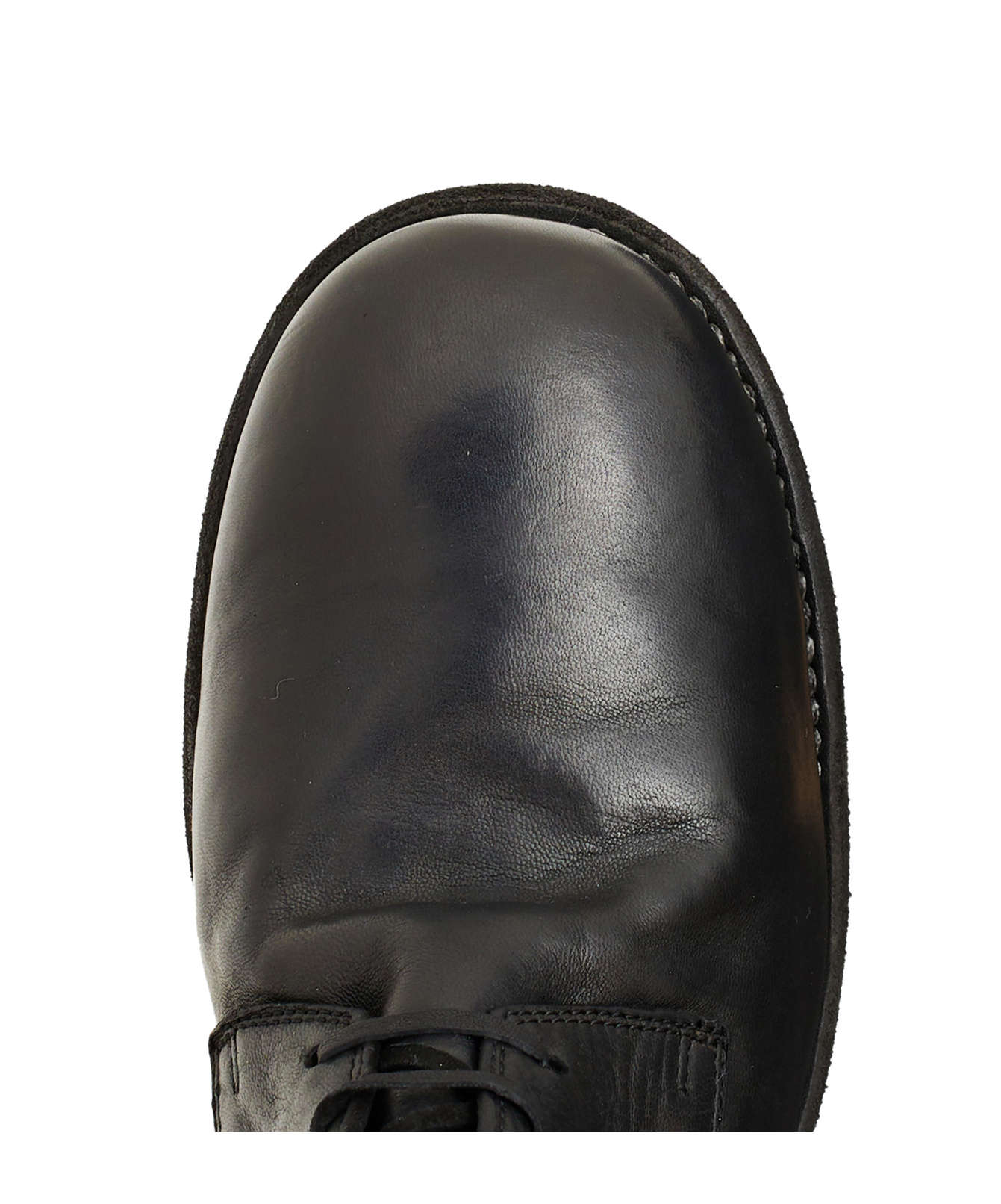 Guidi Stivale Allacciato In Pelle Con Zip In Black