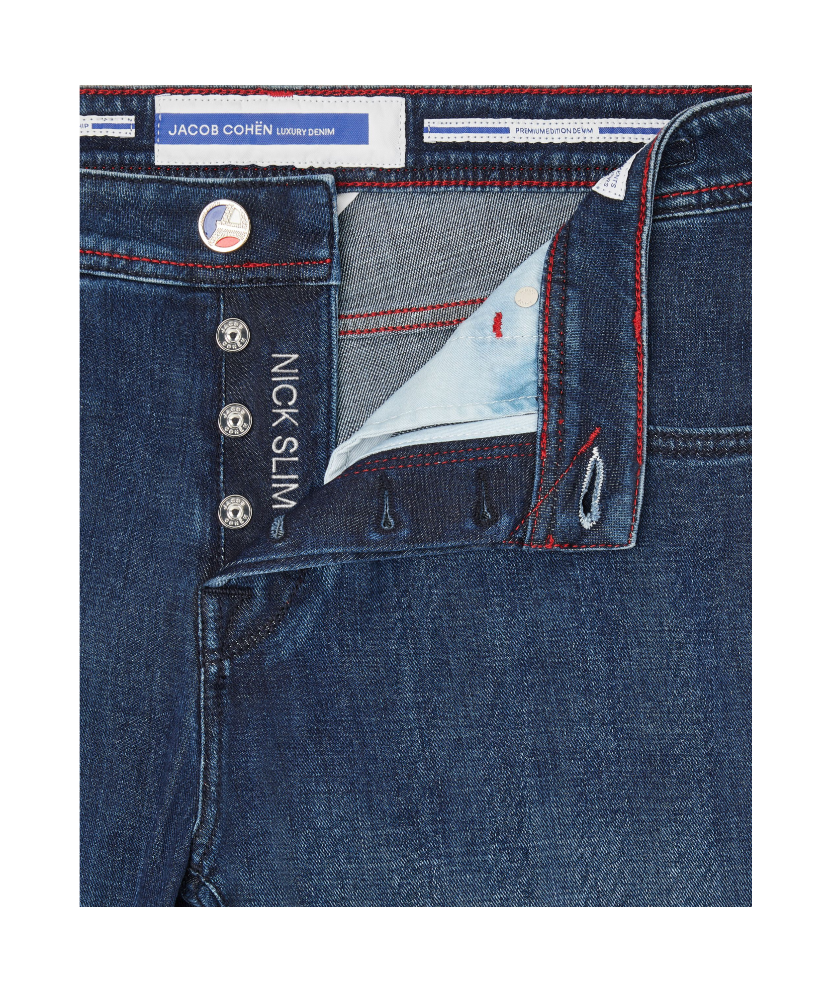 Jacob Cohen Slim Fit Bard Stretch Men's Jeans In Blue