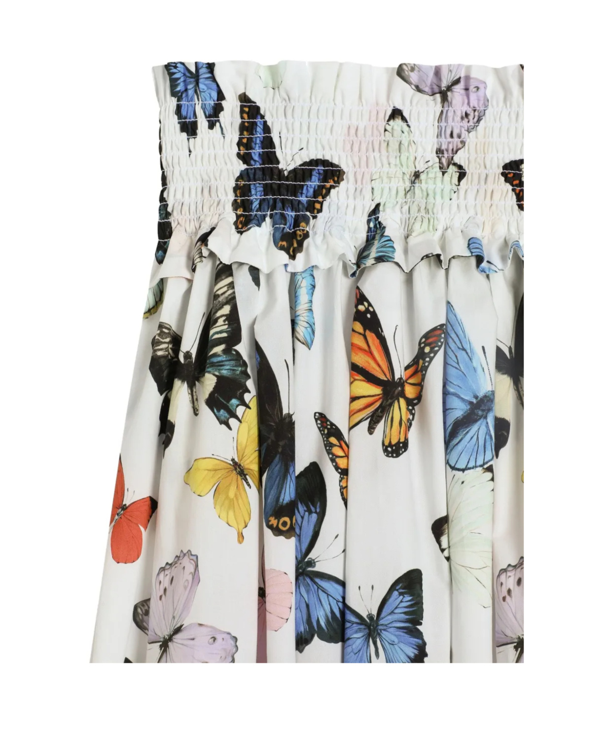 Dolce & Gabbana Graphic-print Midi Skirt In White