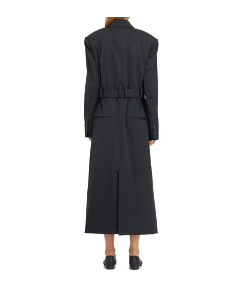 Uma Wang Long-sleeved Windbreaker In Black