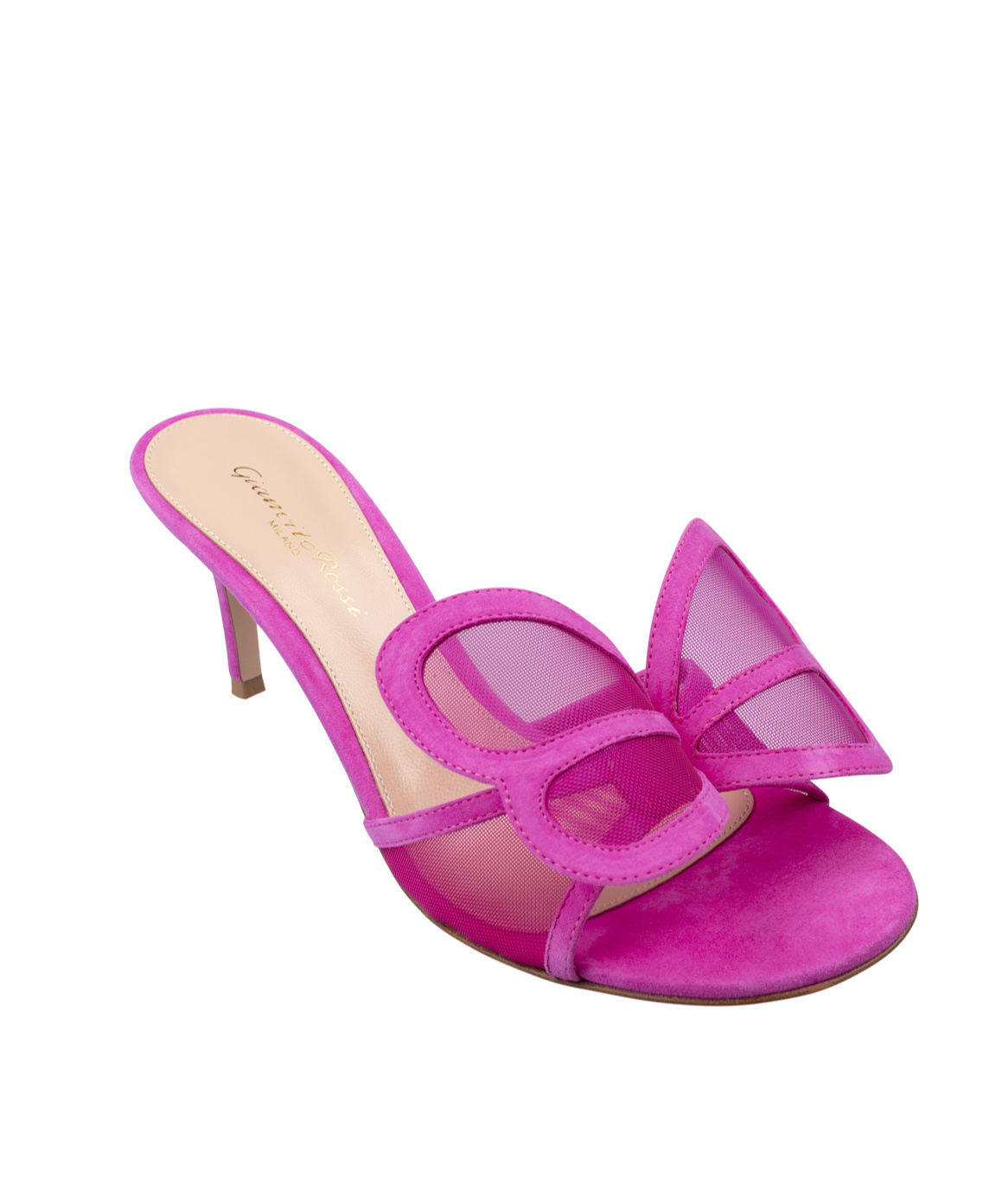 Gianvito Rossi Round Toe High Heel Sandals