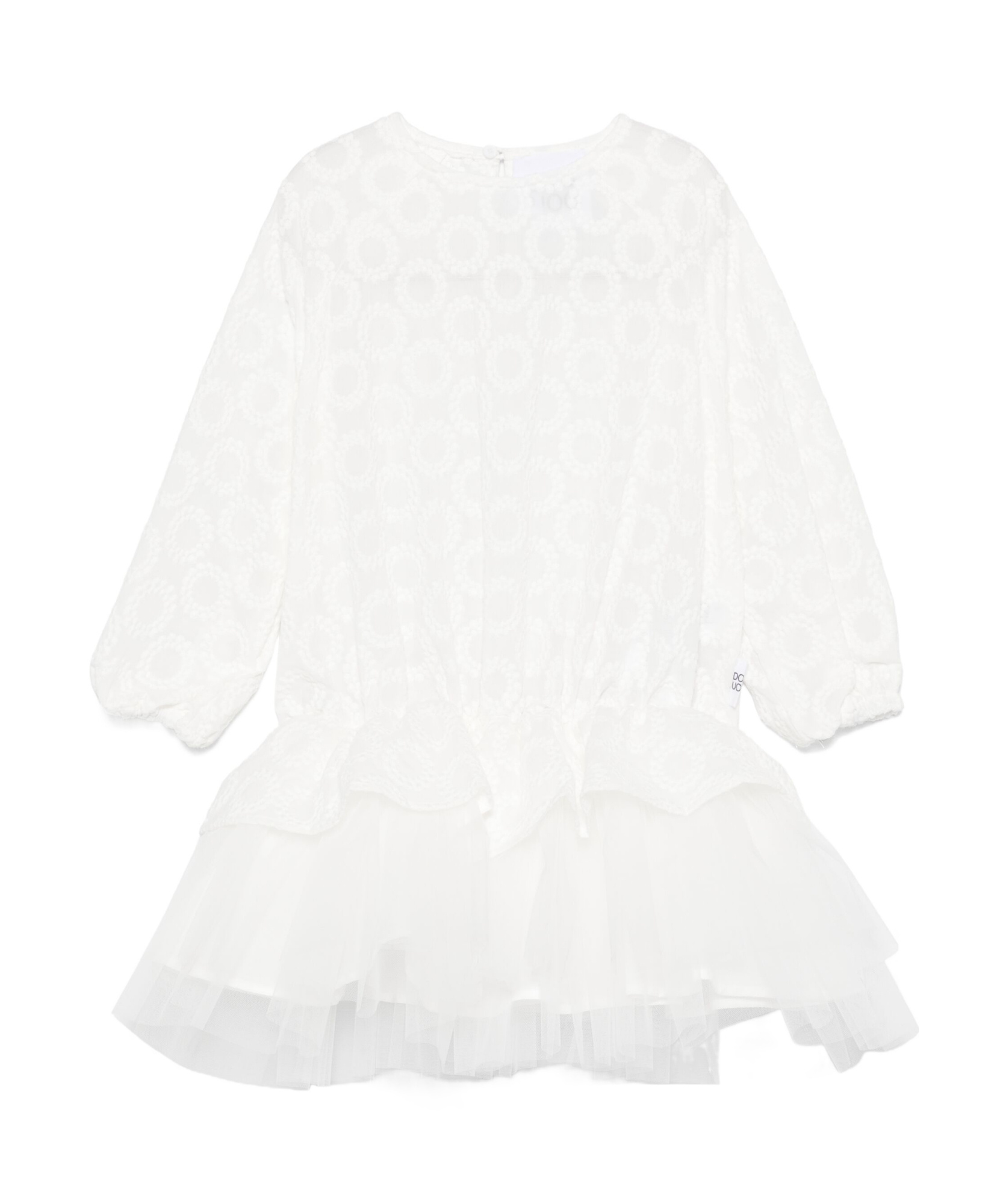 DOUUOD GEOMETRIC-PATTERN DRESS