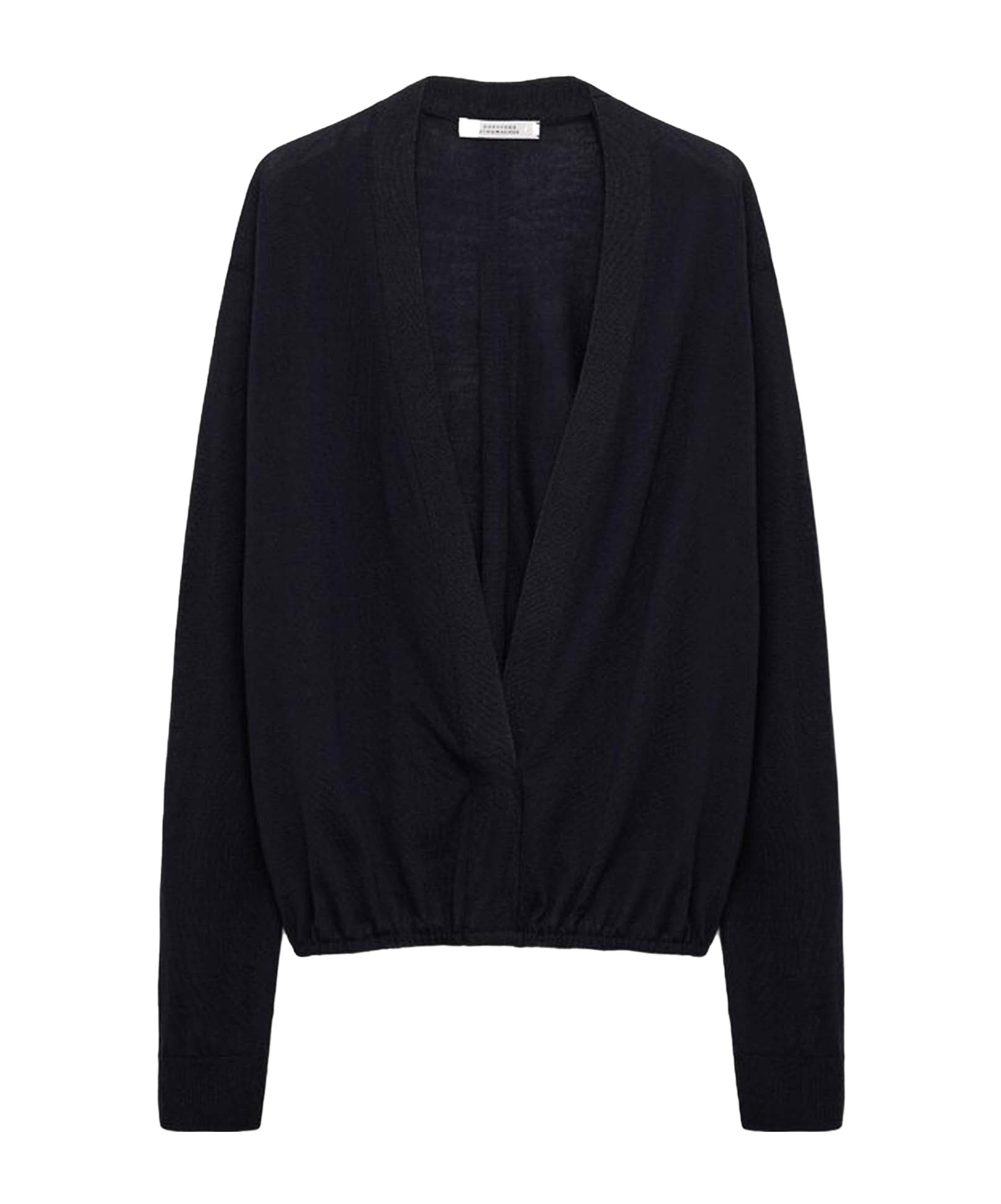 Shop Dorothee Schumacher V-neck Sweater In Black