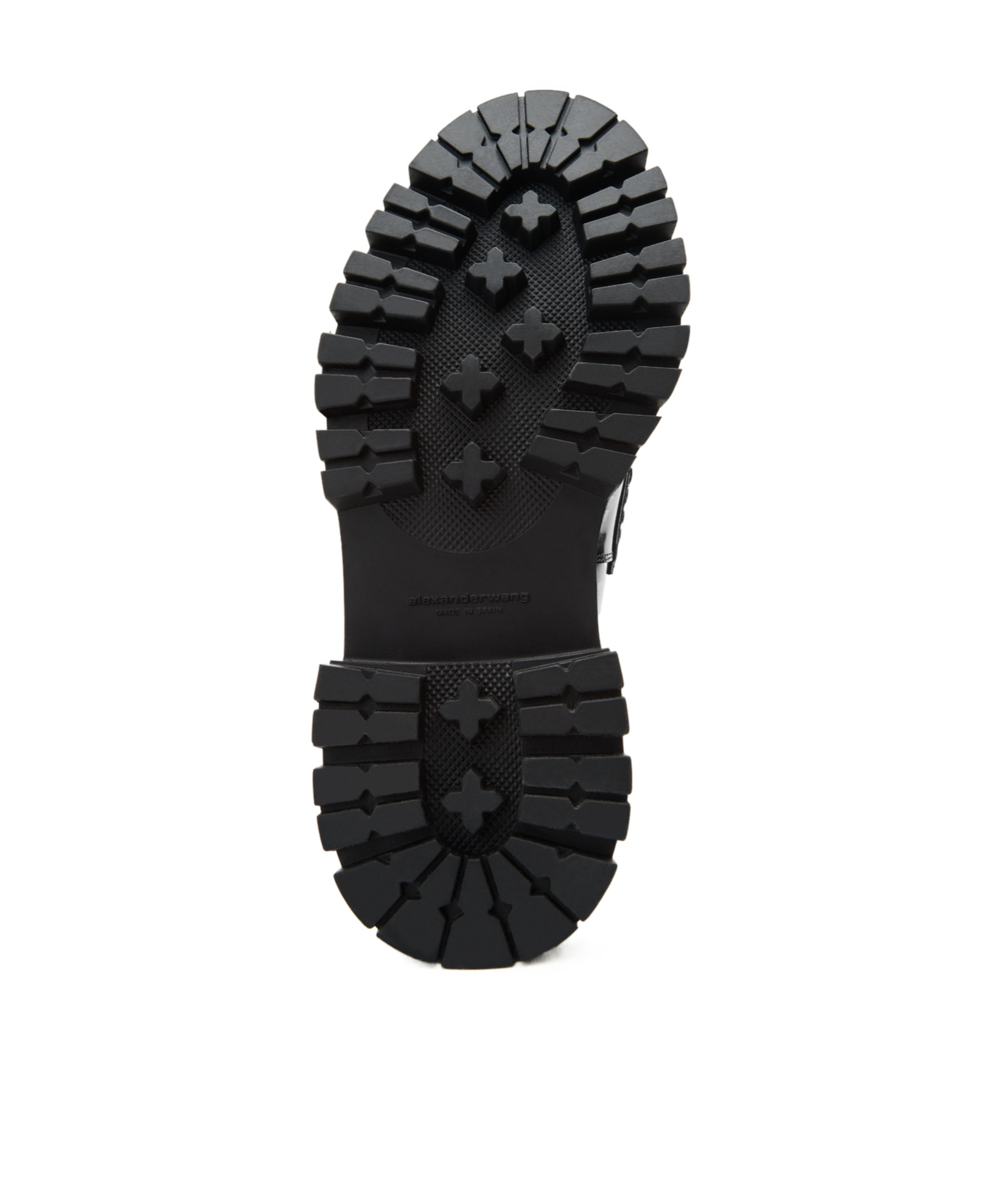 Alexander Wang Leather Loafers With Chunky Sole And Stitching In Black