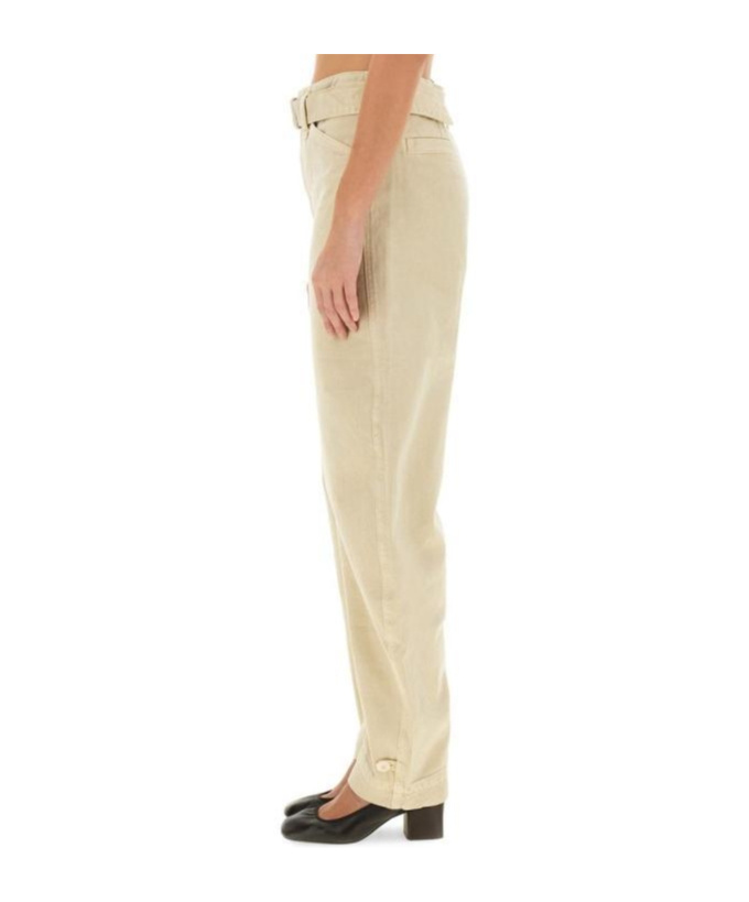 Lemaire Tapered Pants In Nude