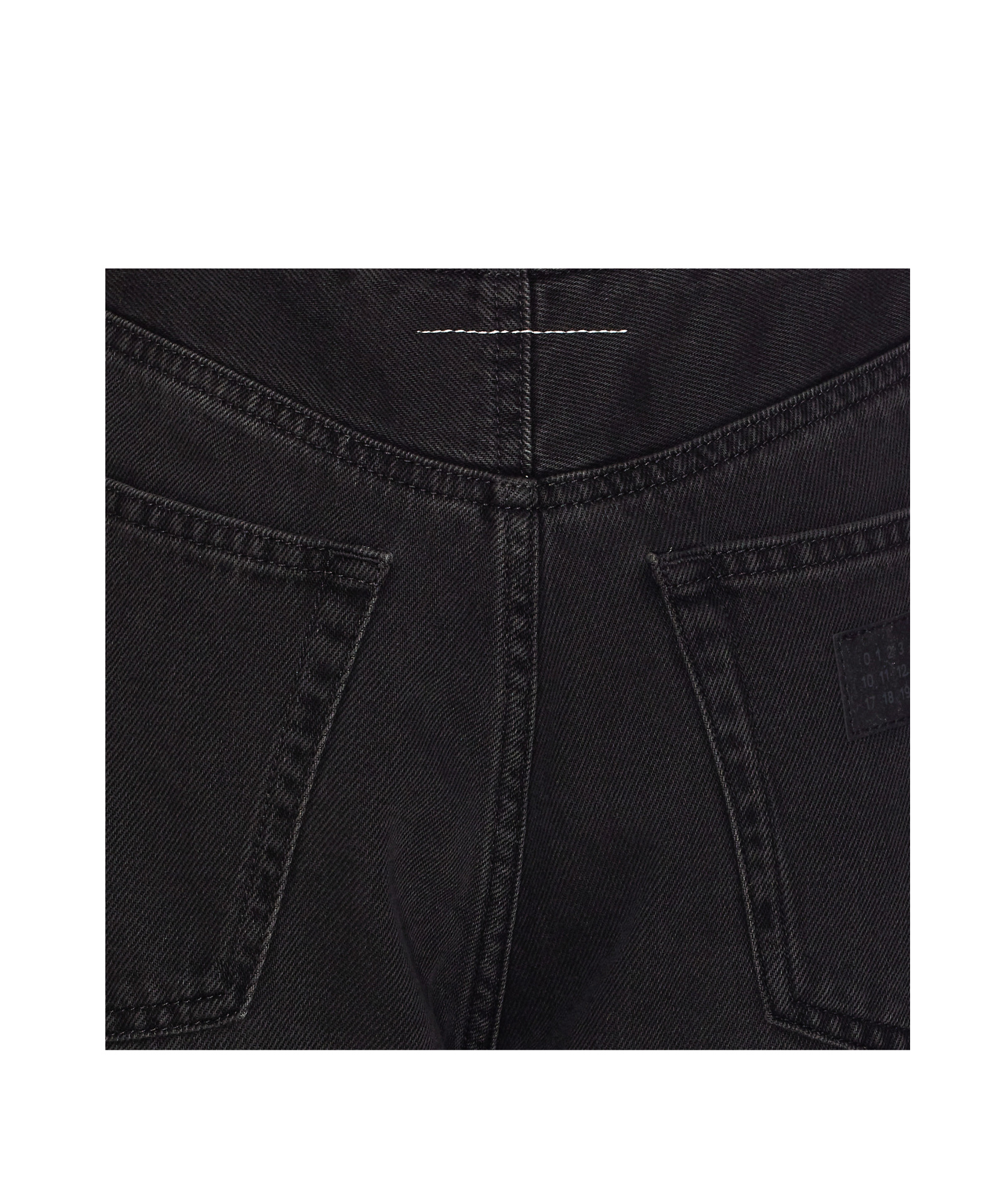 Mm6 Maison Margiela Cotton Pants With Oversize Draped Effect In Black