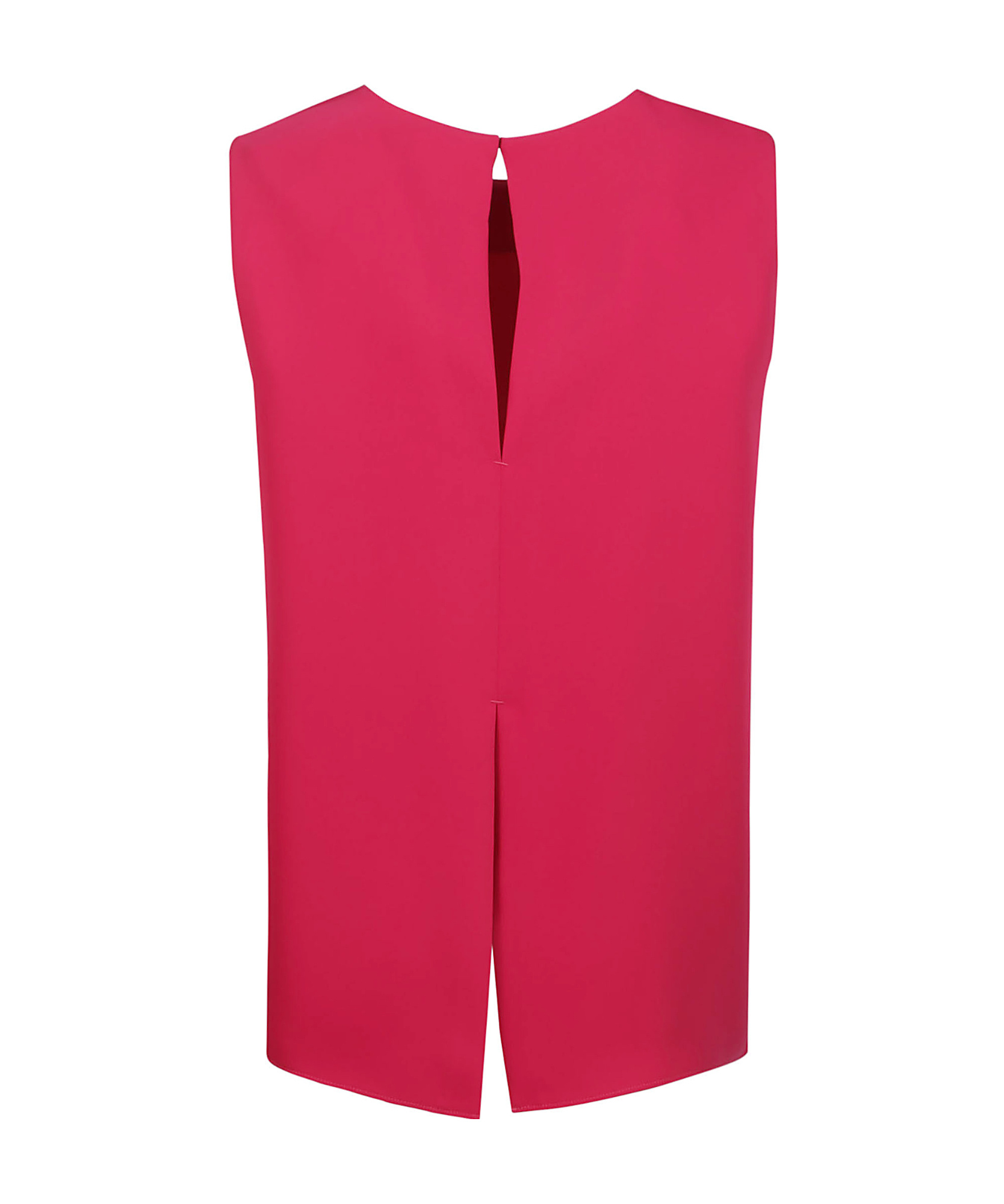 P.A.R.O.S.H CADY ROUND-NECK SLEEVELESS BLOUSE