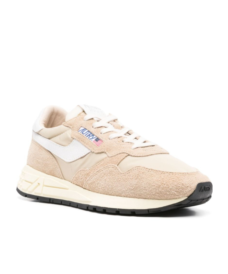Autry Laced Sneakers In Nude