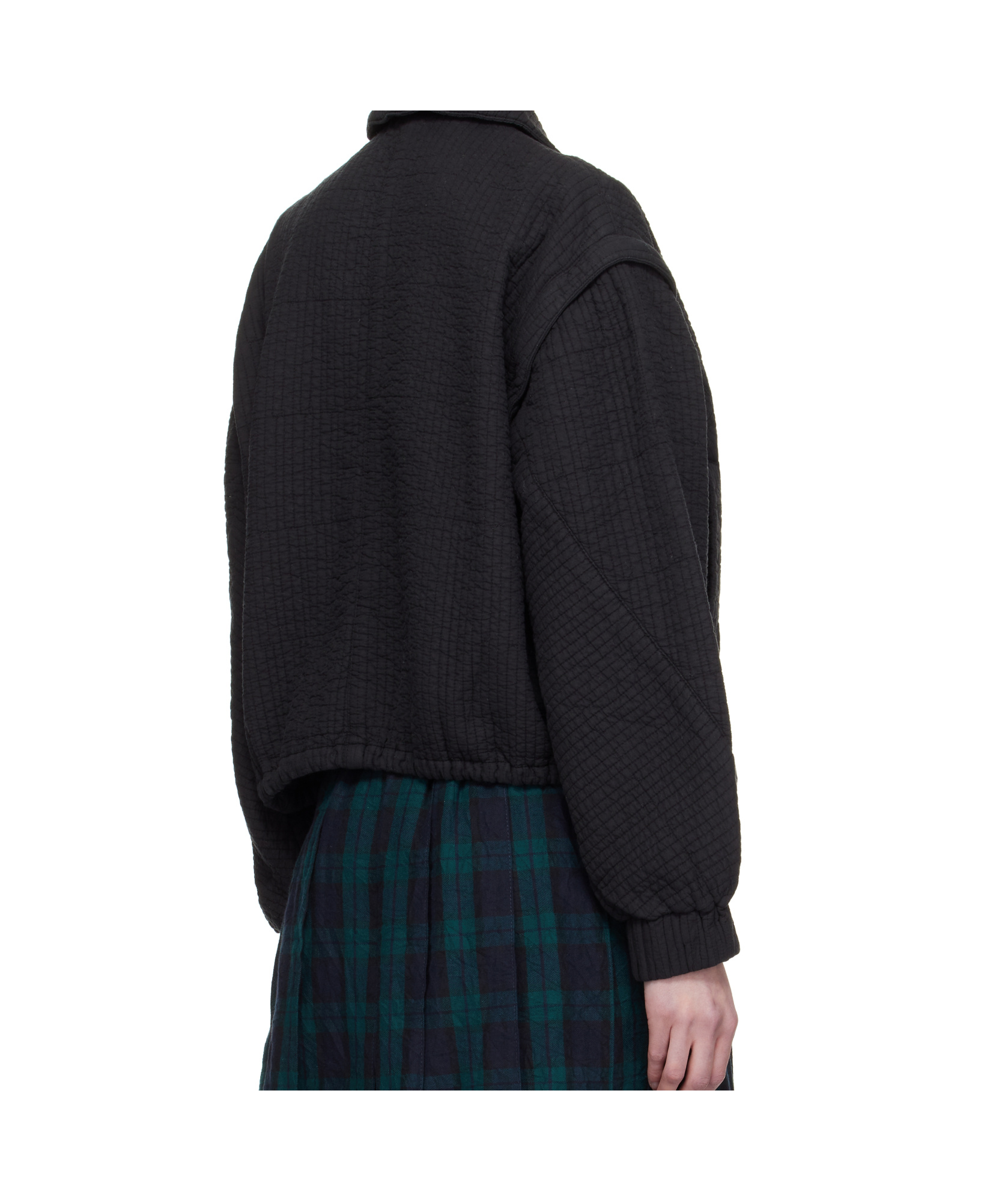 Ymc You Must Create Ymc Heath Quilted Cotton-blend Jacket In Black