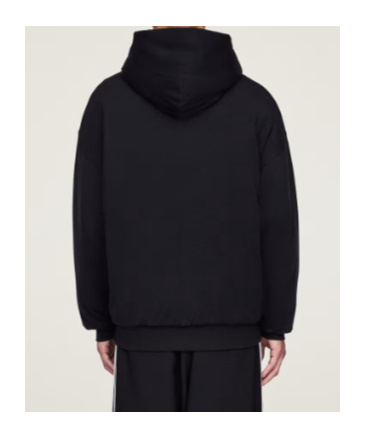 Y-3 Padded Hoodie With Hood And Long Sleeves In Black