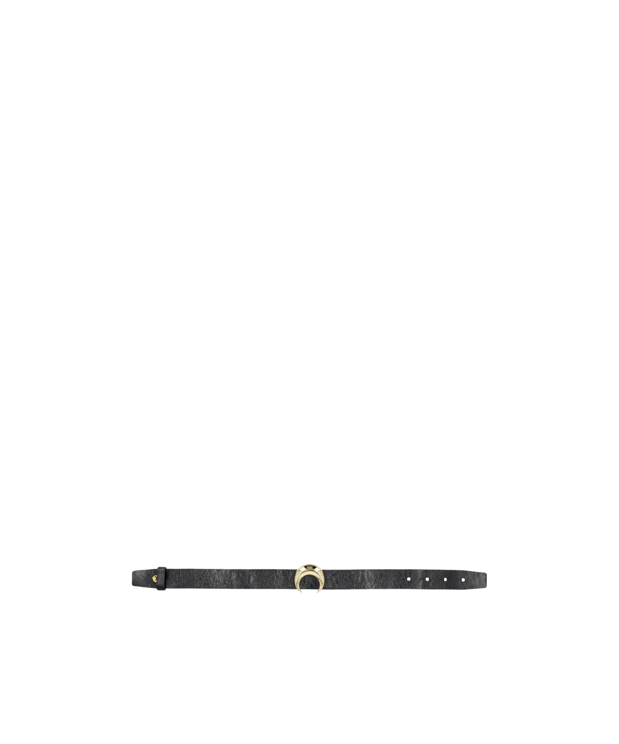 Marine Serre Moon Charm Choker In Black
