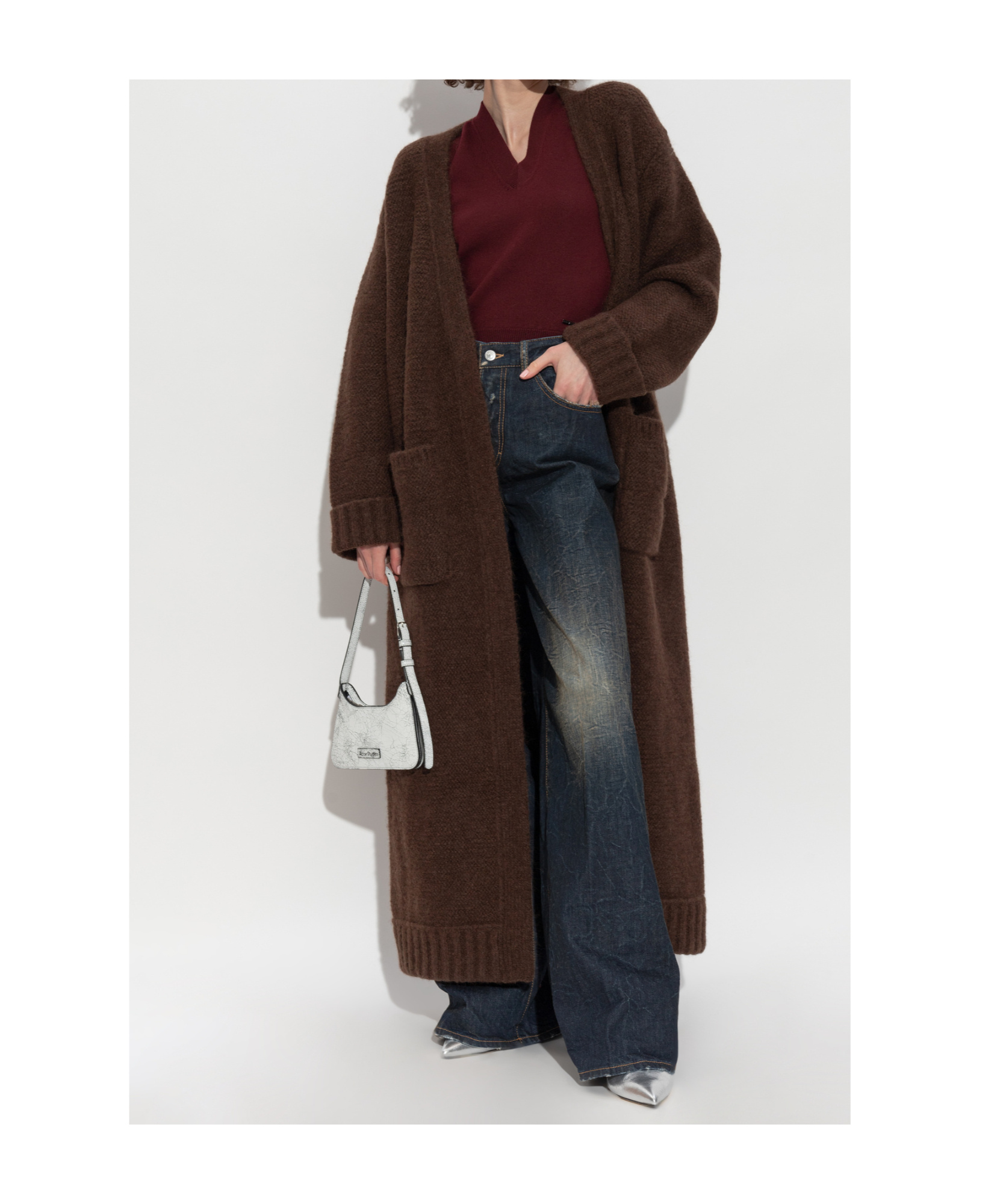 Dsquared2 Wide-leg Five-pocket Traveller Jean In Blue