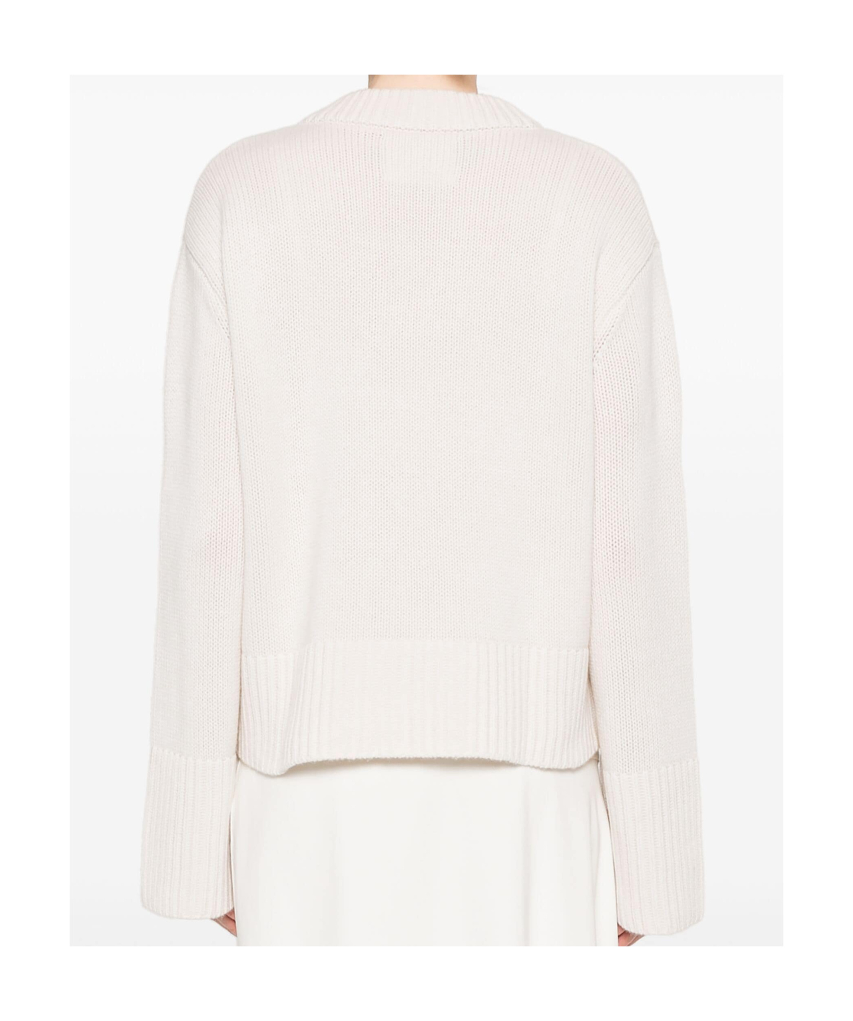 Lisa Yang Aletta Knitted Cashmere Jumper In White