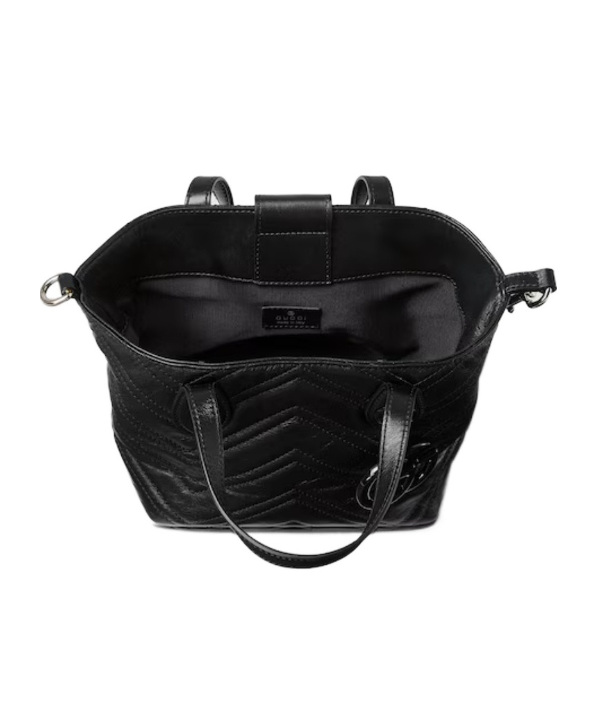 Gucci Gg Marmont Small Tote Bag In Black