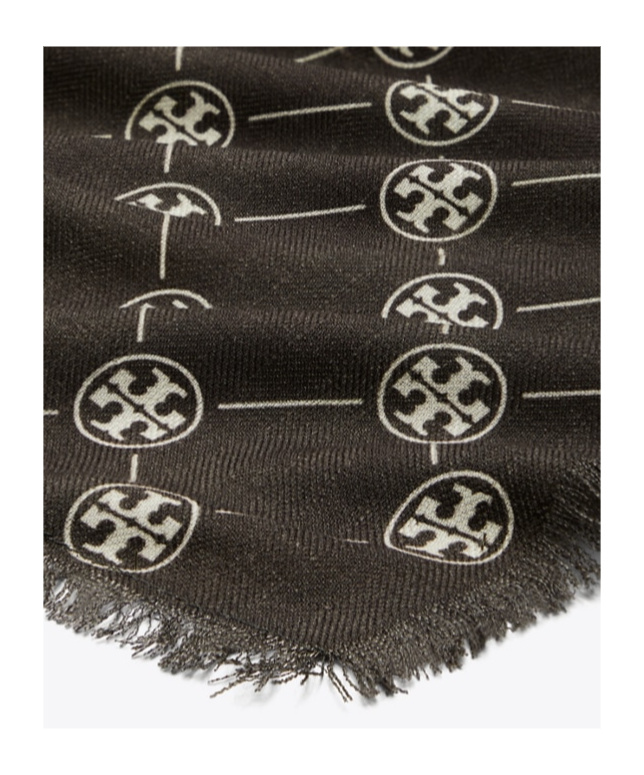 Tory Burch T Monogram Oblong Scarf