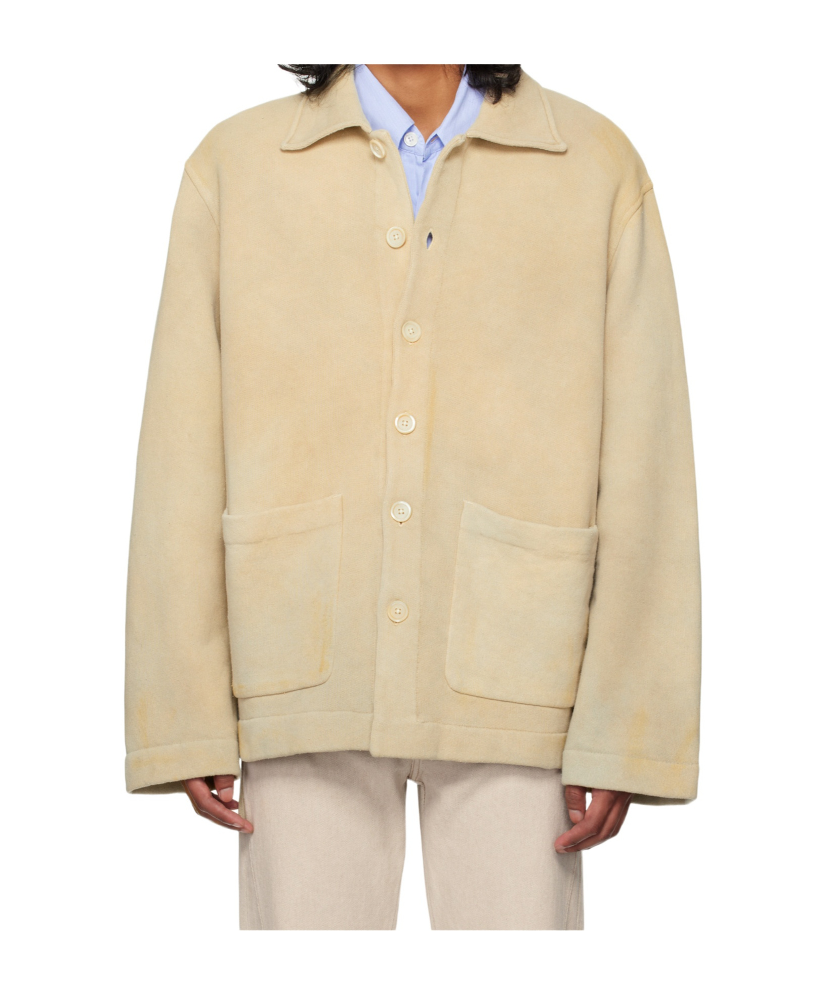 Our Legacy Long-sleeved Casual Jacket In Nude
