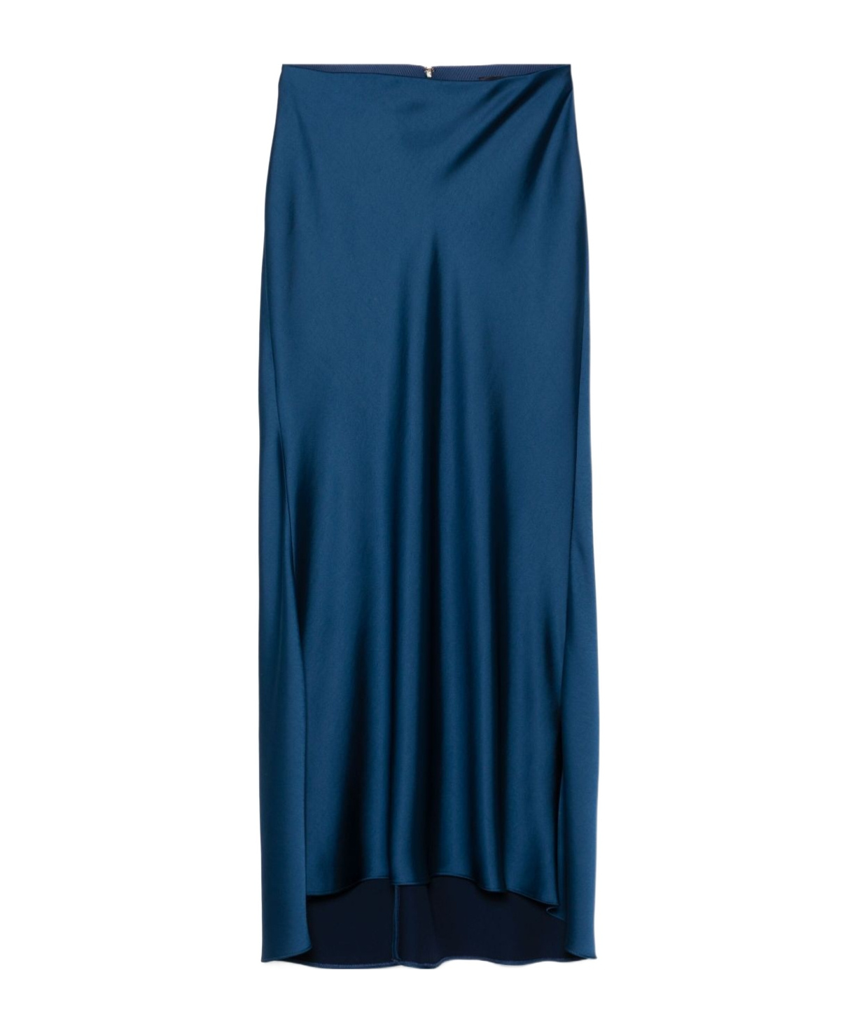 Liu •jo Liu Jo Flowing Blue Maxi Skirt With High Waist Design In Blue