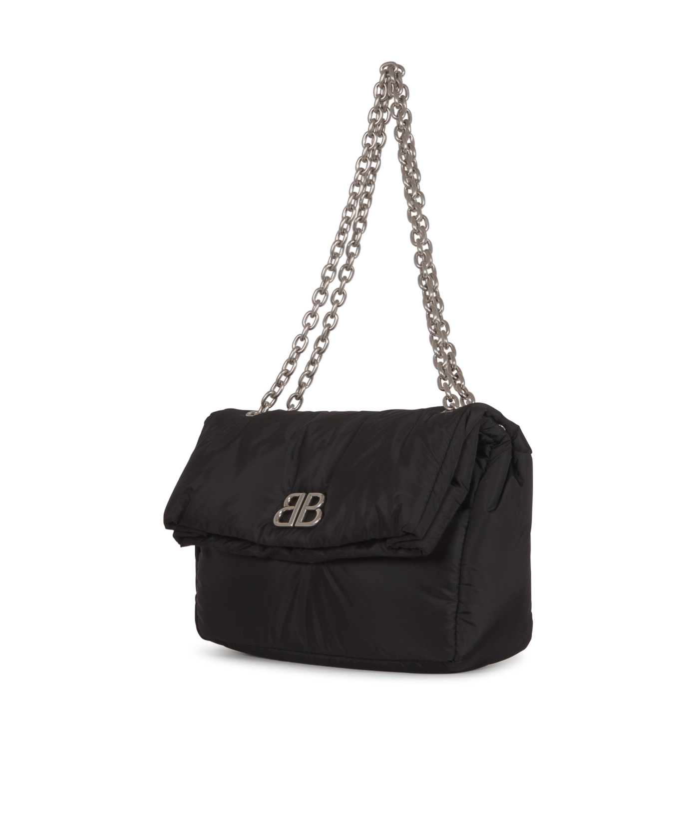Balenciaga Monaco Chain Handbag In Black