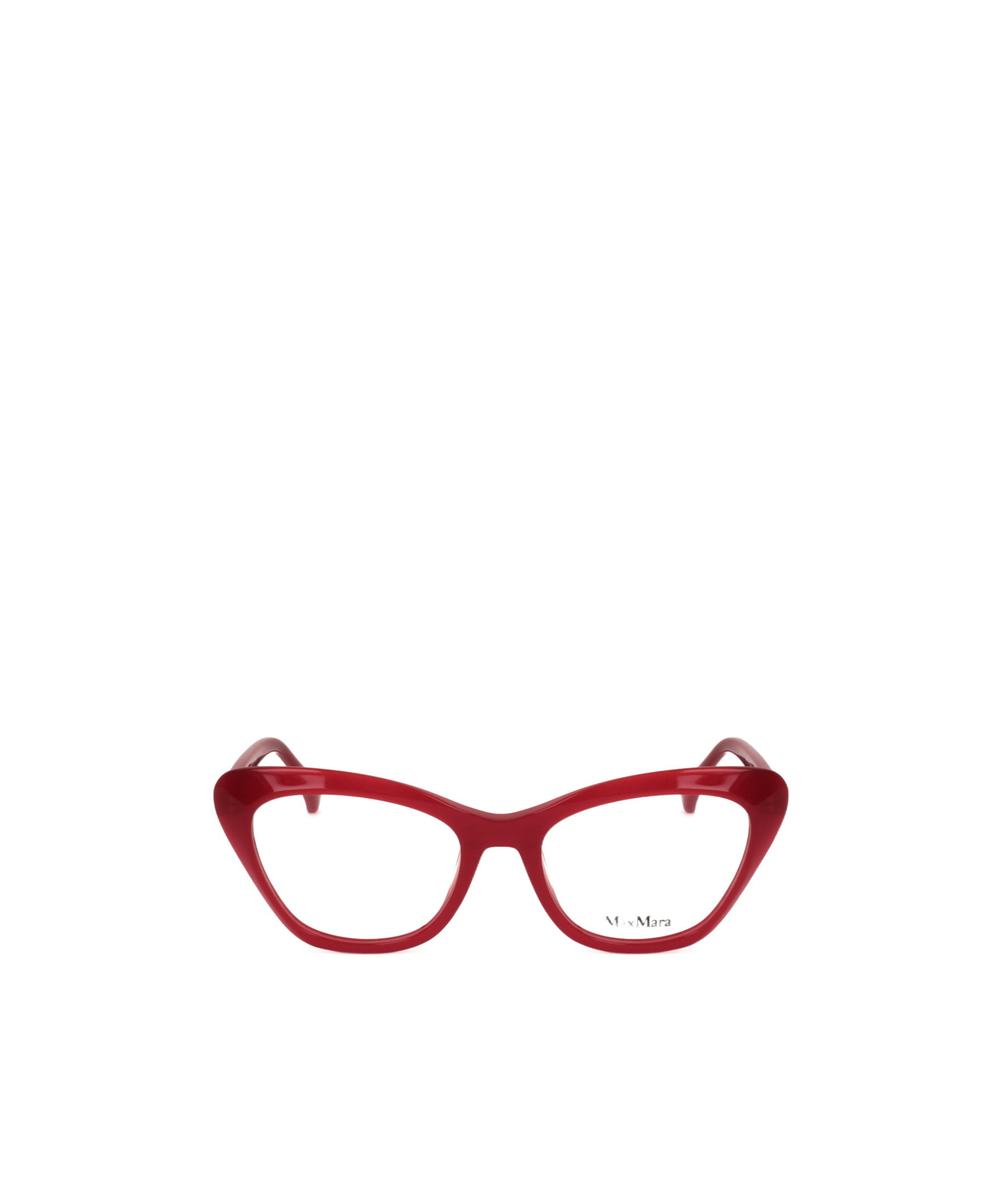 Max Mara Logo Flat Mirror In Red