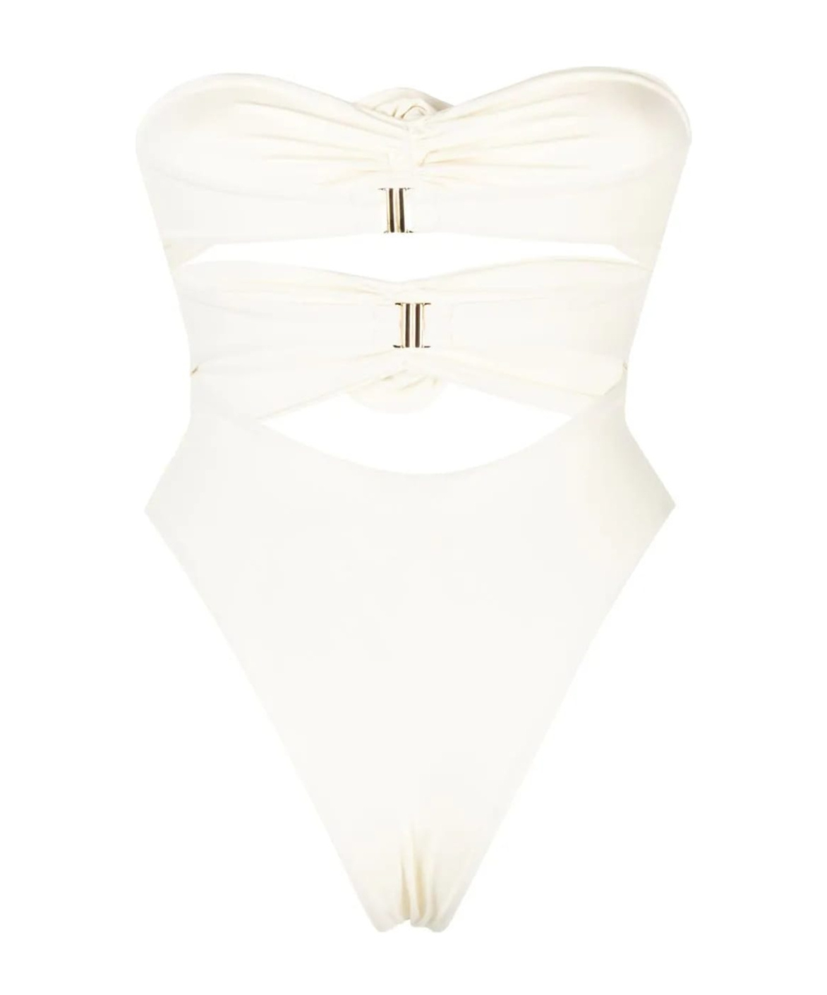 Shop La Reveche Vesna Stretch Swimsuit In White