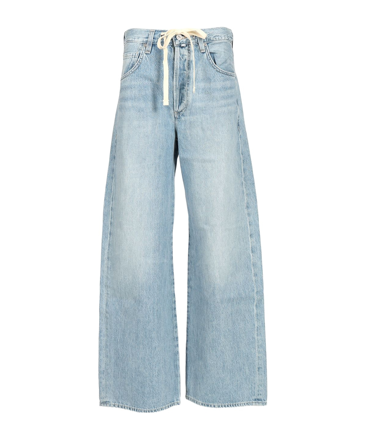 Citizens Of Humanity Drawstring-waist Cotton Jeans In Blue
