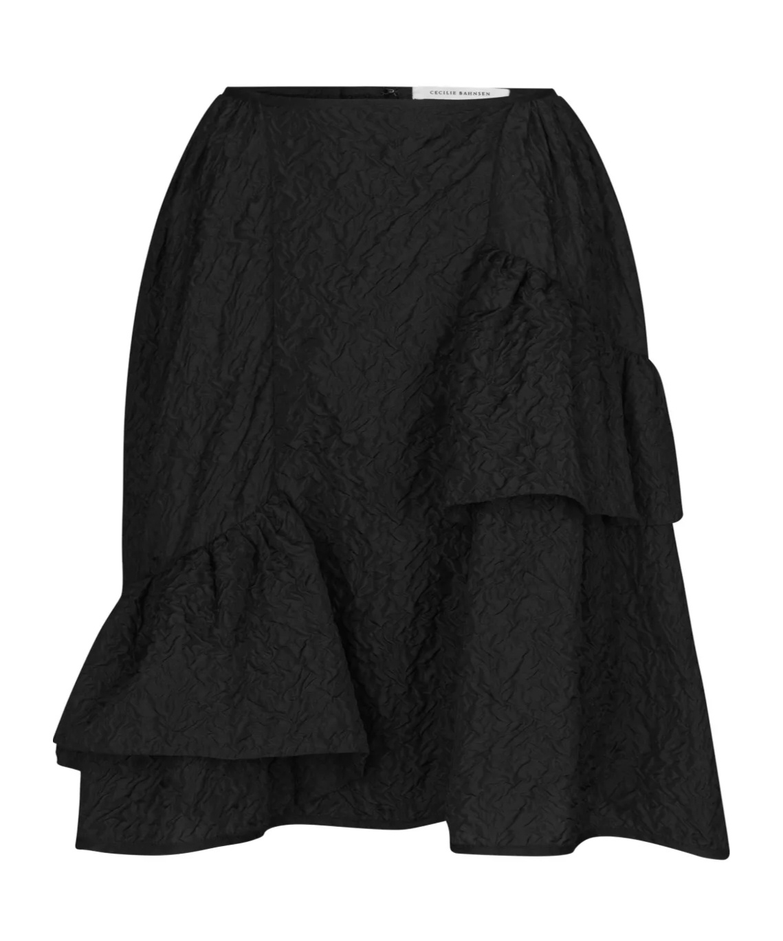 Cecilie Bahnsen Vanilla Matelassé-effect Midi Skirt