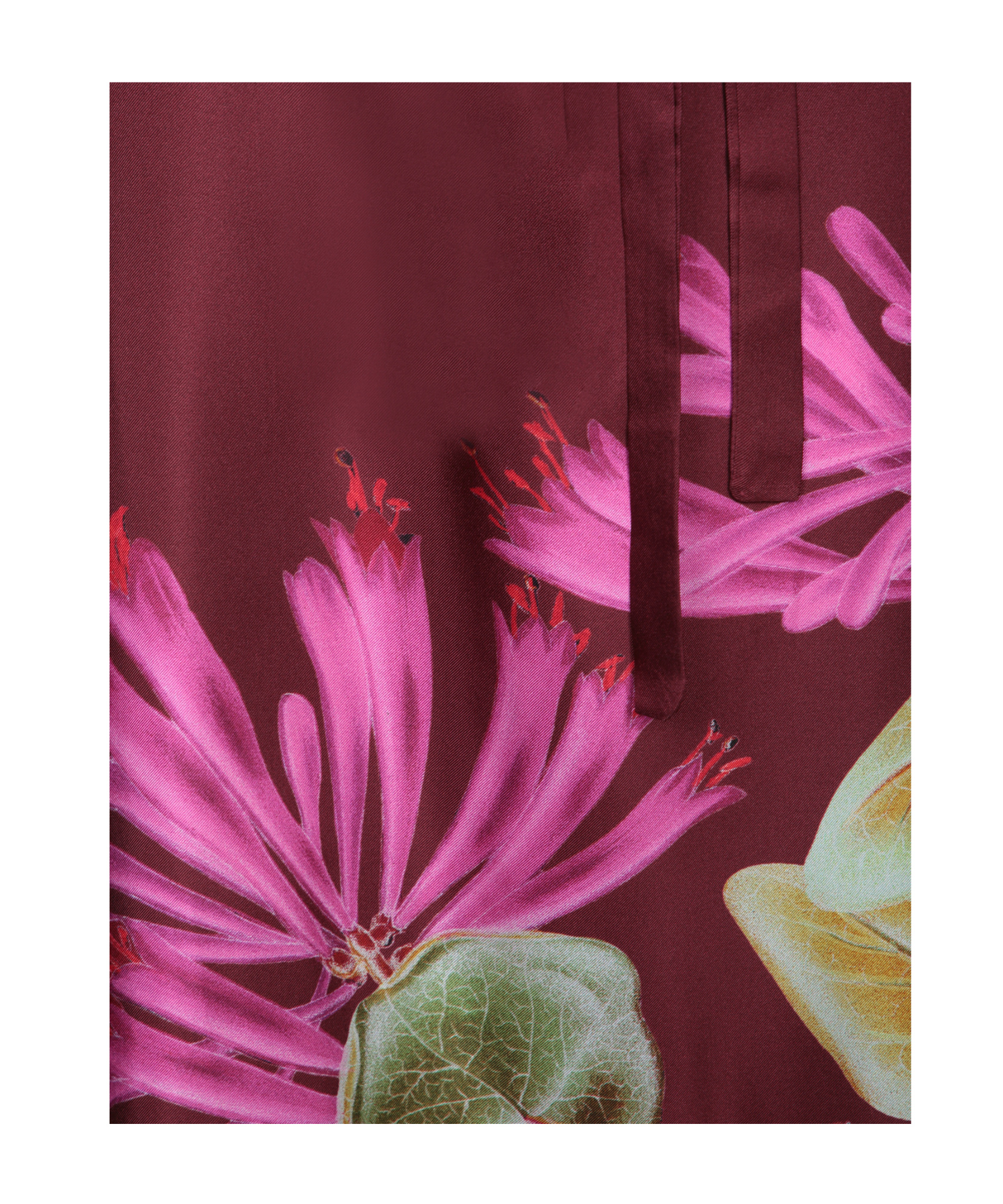 Pierre-louis Mascia Floral-print Organic Silk Maxi Shirtdress In Red