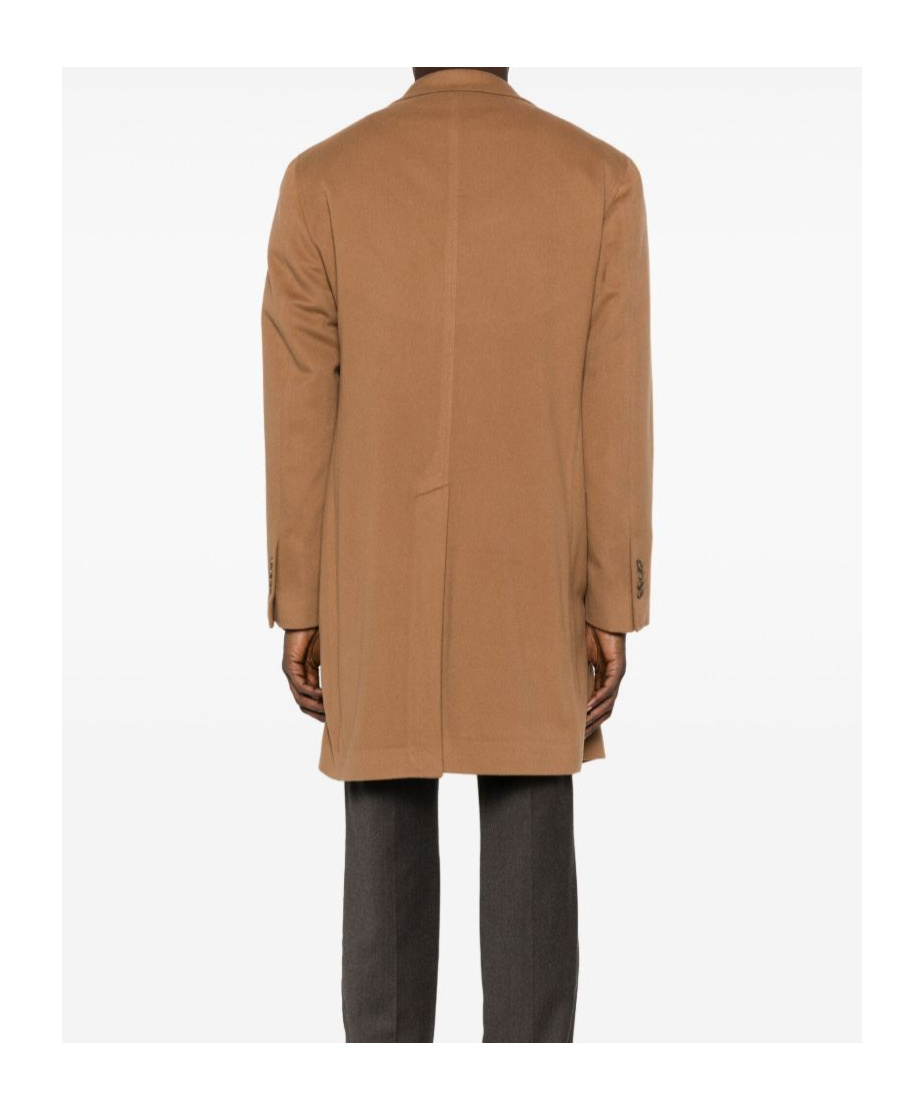 Tagliatore Single-breasted Coat In Brown