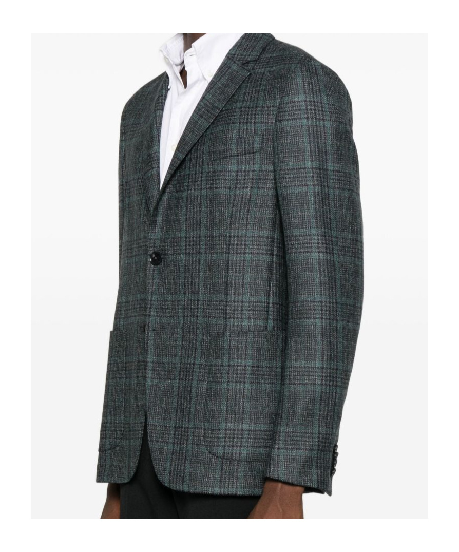 Zegna Plaid-pattern Jacket In Multi