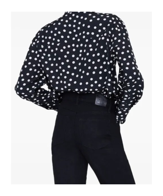 Anine Bing Long-sleeved Shirt In Black