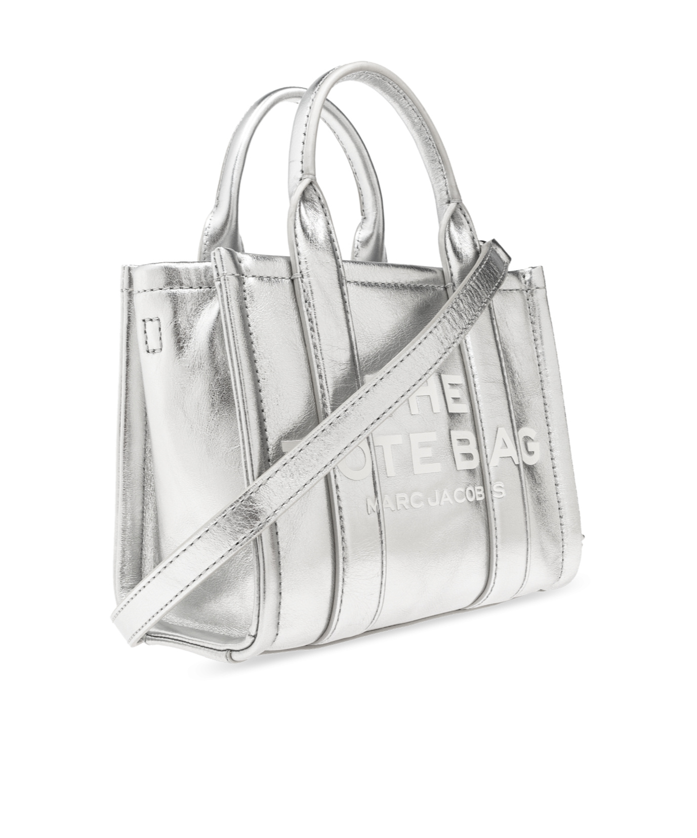 Marc Jacobs The Crossbody Tote Bag Leather In White