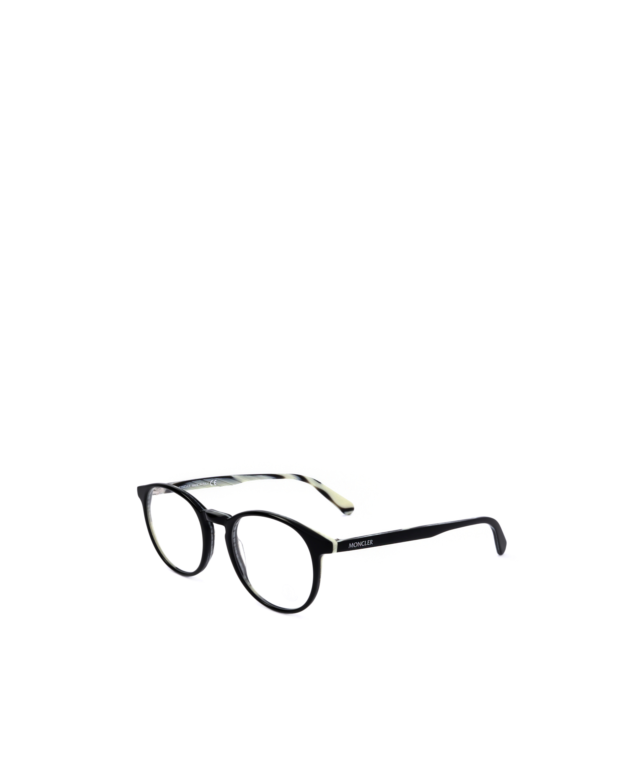 Moncler Ml5122 Round-frame Optical Glasses In Black