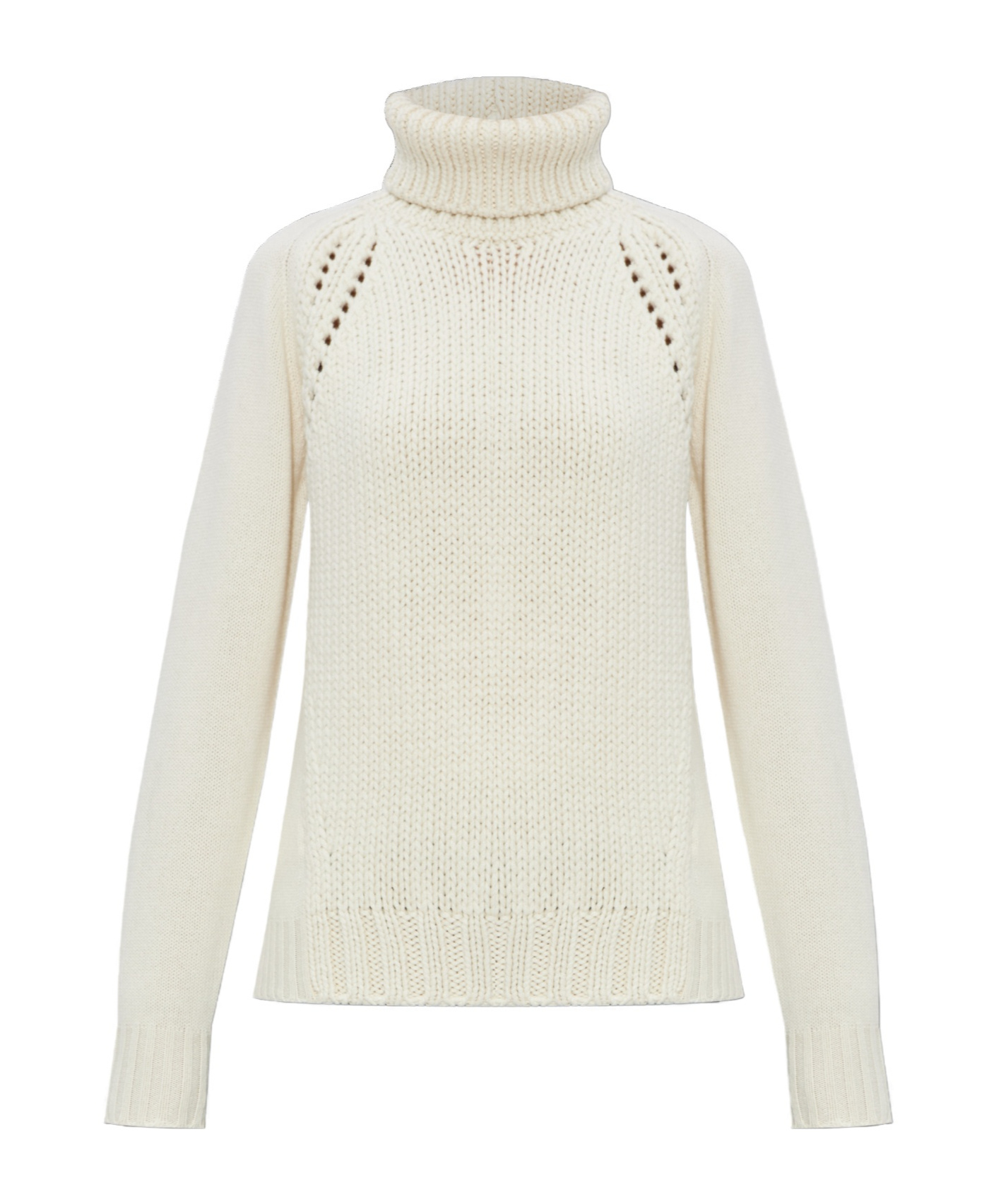 Fabiana Filippi Turtleneck Knitted Jumper In White